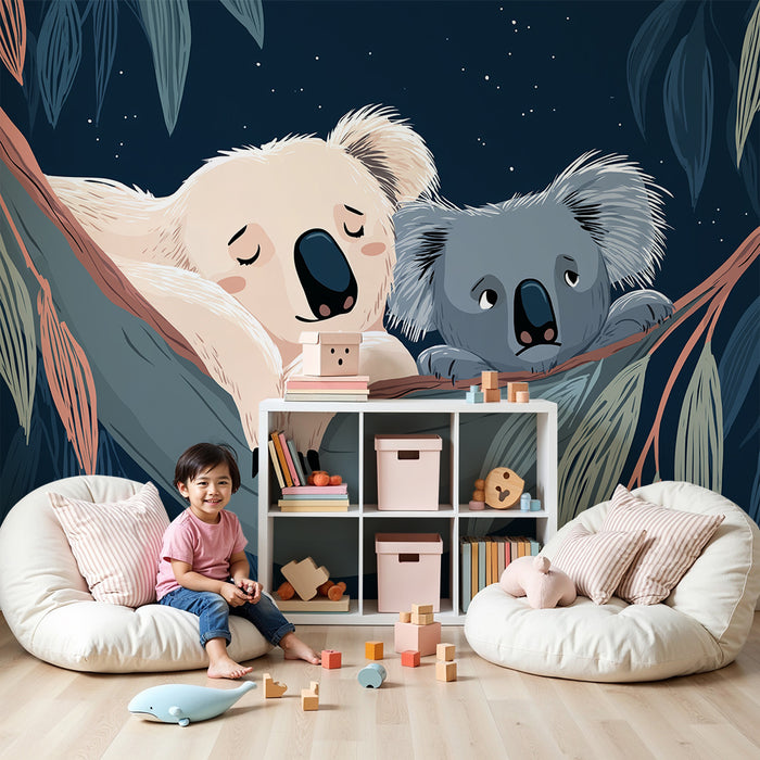 Baby room wallpaper