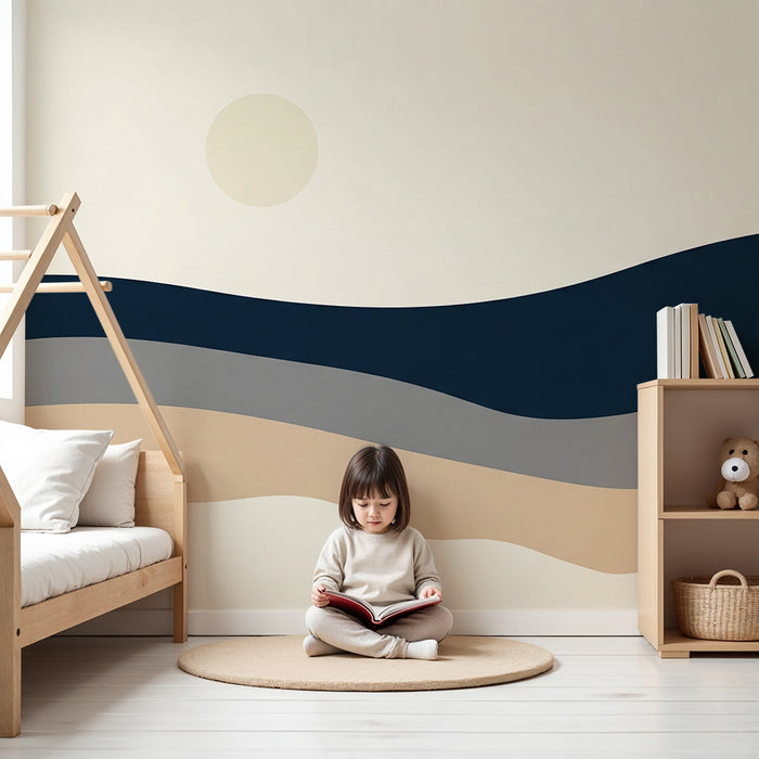 Paberi tapeet beebitoa | Õrnad lained ja rahustav õhkkond