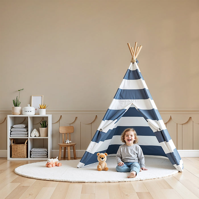 Babyværelses tapet | Blødhed og elegance med bølgedesign