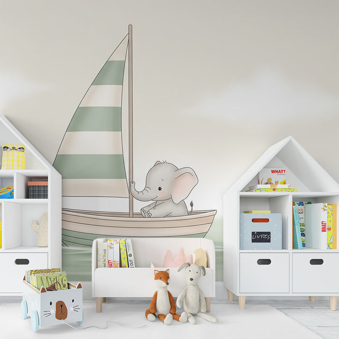 Barntapet | Sjöelefant på en båt