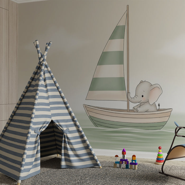 Barntapet | Sjöelefant på en båt