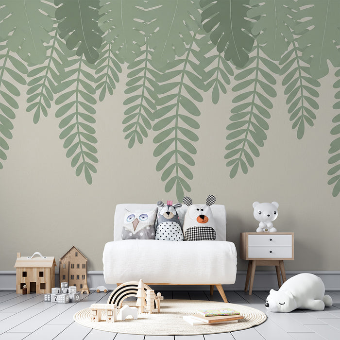 Carta da parati bambini | Fogli delicati e atmosfera rilassante