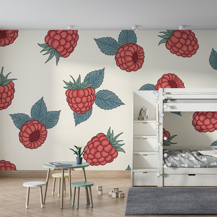 Barntapet | Delikata hallon på mjuk bakgrund