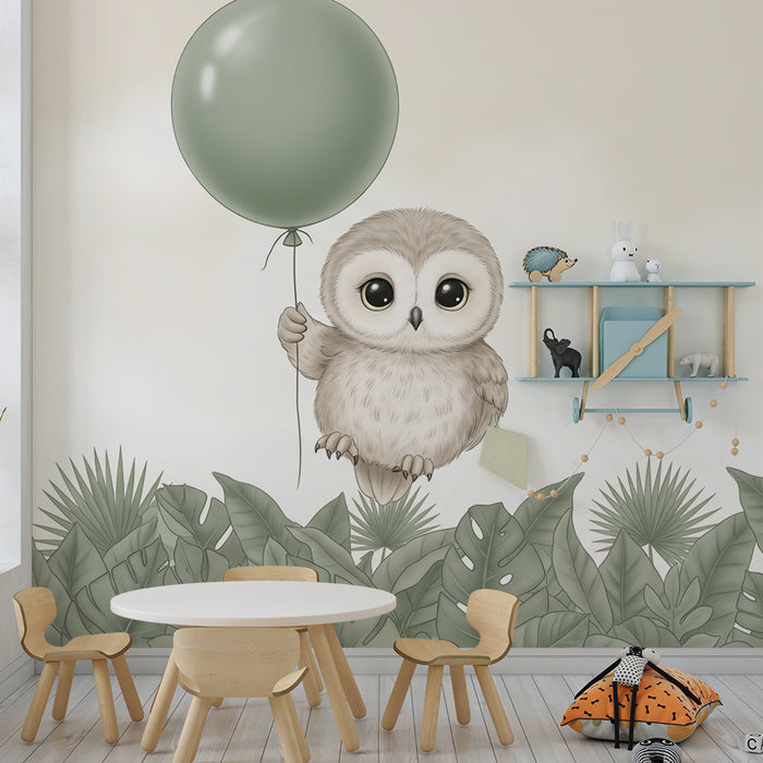 Paberi tapeet beebi tuba | Armas öökull palliga džunglis