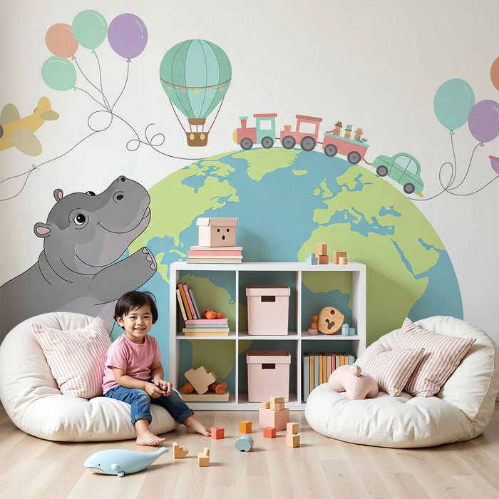 Barntapet | Glada flodhästar och äventyr runt om i världen