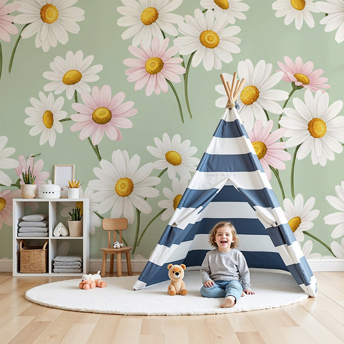 Papier de parede izba bábätka | Krásne púpavy na pastelovom pozadí