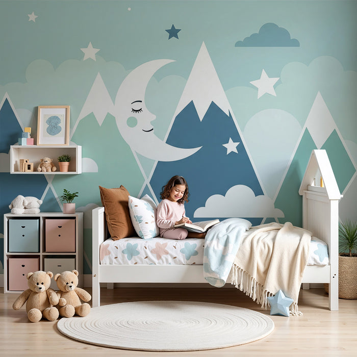 Papel de parede quarto bebê | Planine i zvjezdano nebo