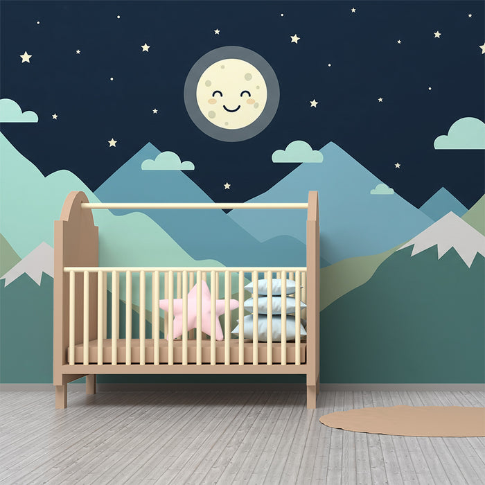 Papel de parede quarto bebê | Planine pod zvjezdanim nebom