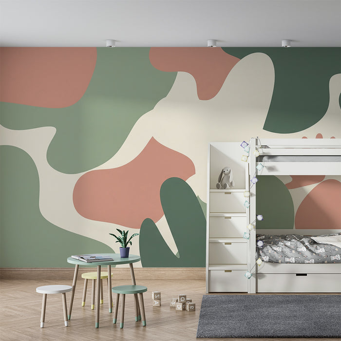 Tapete za bebe sobu | Organski uzorci u nježnim i umirujućim tonovima