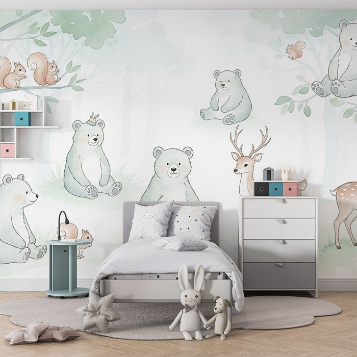 Barntapet | Björnar och skogs djur