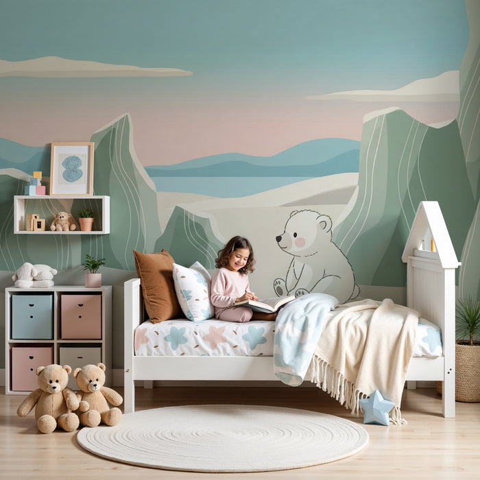 Barntapet | Isbjörn i en fridfull miljö