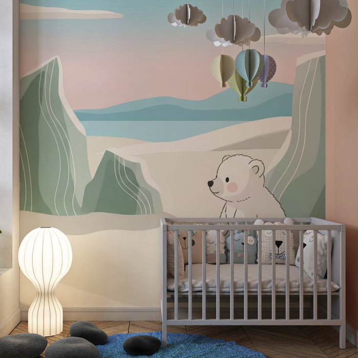 Barntapet | Isbjörn i en fridfull miljö