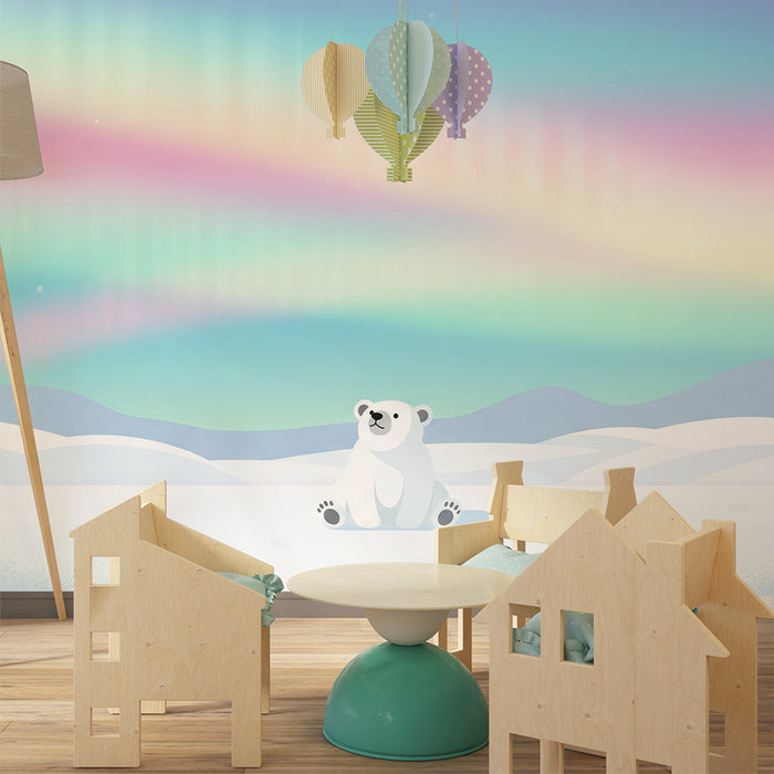 Barntapet | Isbjörn under norrsken
