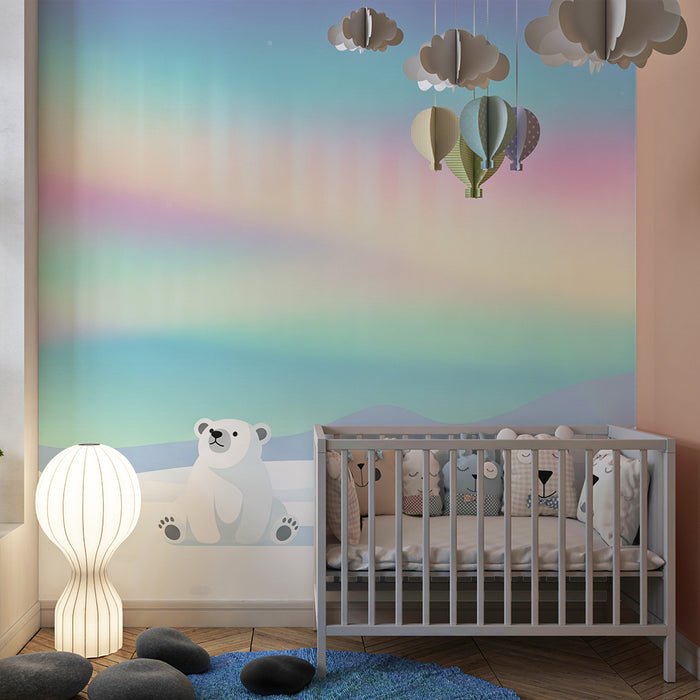 Barntapet | Isbjörn under norrsken