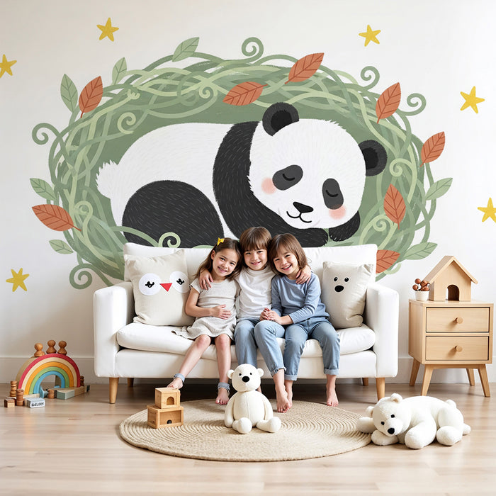 Barntapet | Sovande panda i naturen