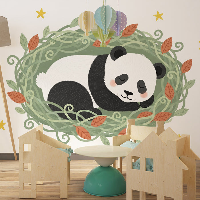 Barntapet | Sovande panda i naturen