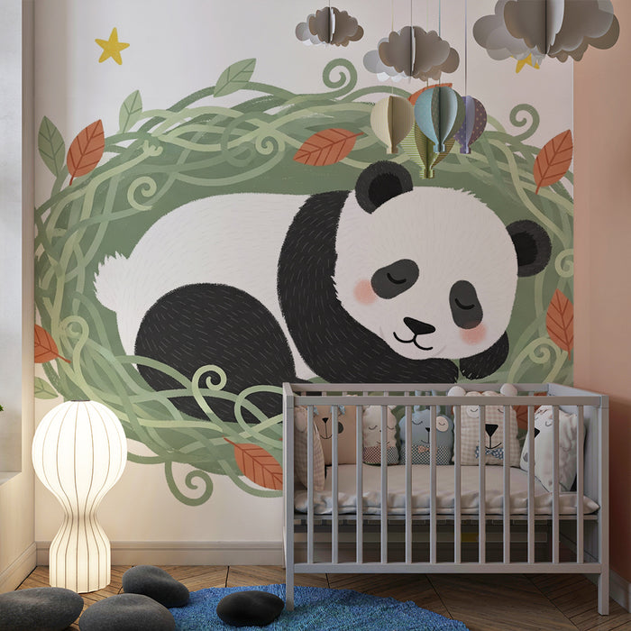 Barntapet | Sovande panda i naturen