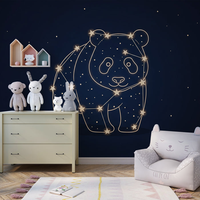 Barntapet | Stjärnpanda i natten