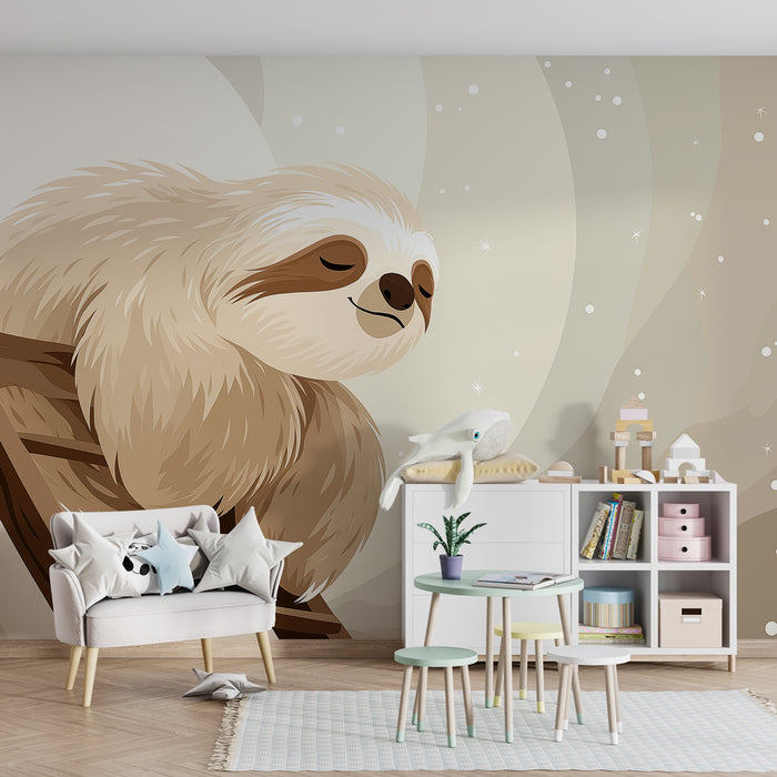 Tapet barnerom | Rolig dov og beroligende landskap