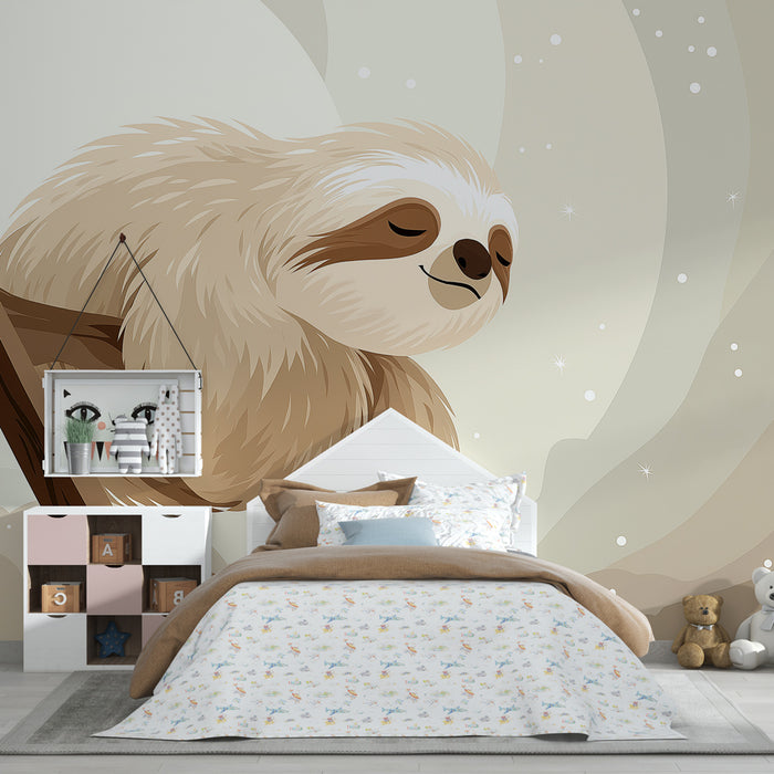 Tapet barnerom | Rolig dov og beroligende landskap