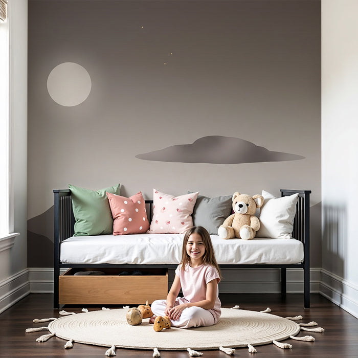 Barntapet | Lugn nattlandskap