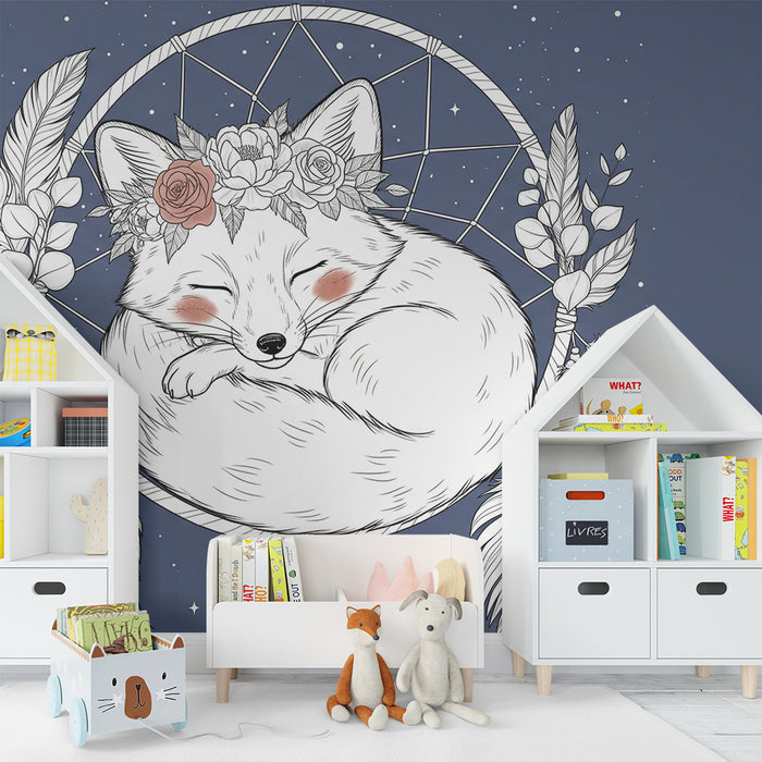 Barntapet | Sovande och drömmande räv