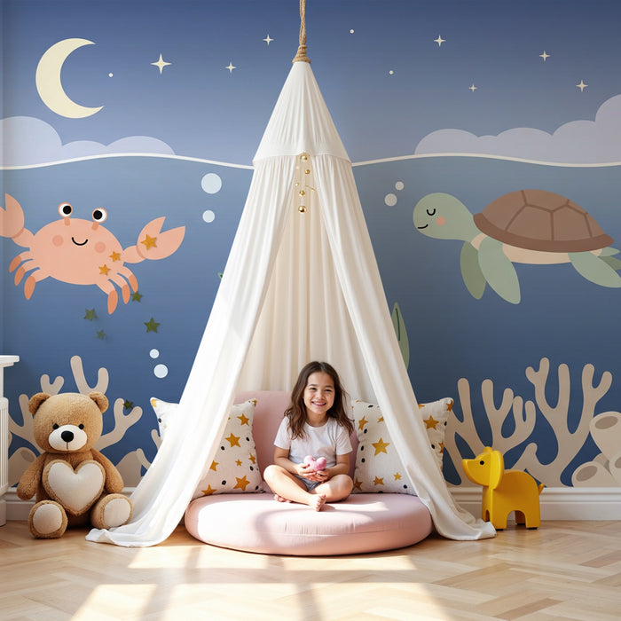 Papel de parede quarto bebê | Podmornice s hlapcem in želvo