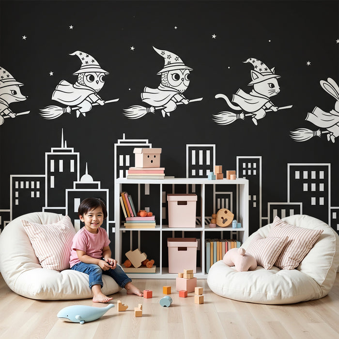 Barntapet | Magiska djur flyger över staden