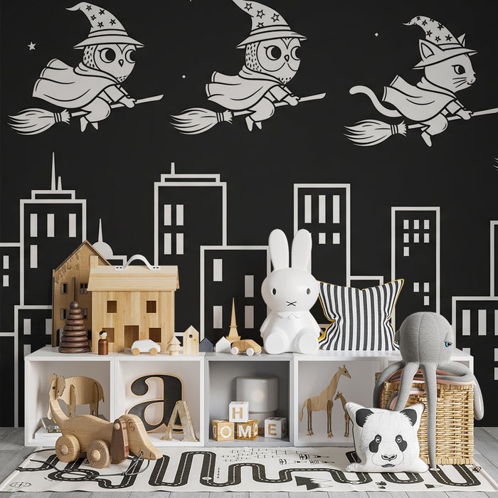 Barntapet | Magiska djur flyger över staden