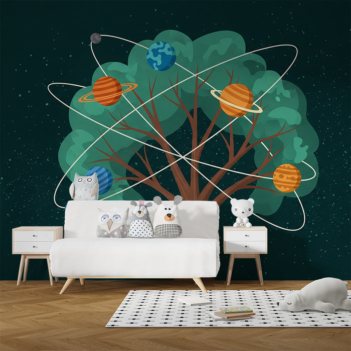 Barnetapet | Kosmisk tre med planeter