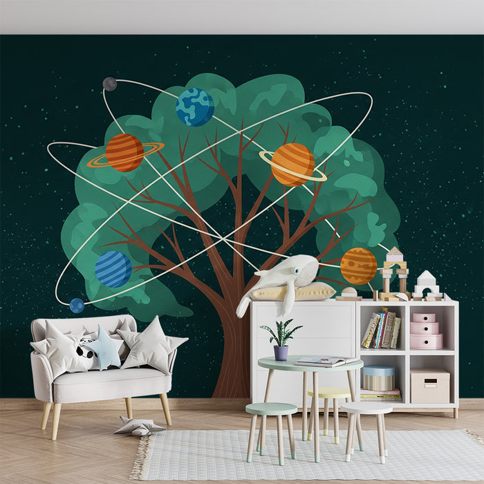 Barnetapet | Kosmisk tre med planeter
