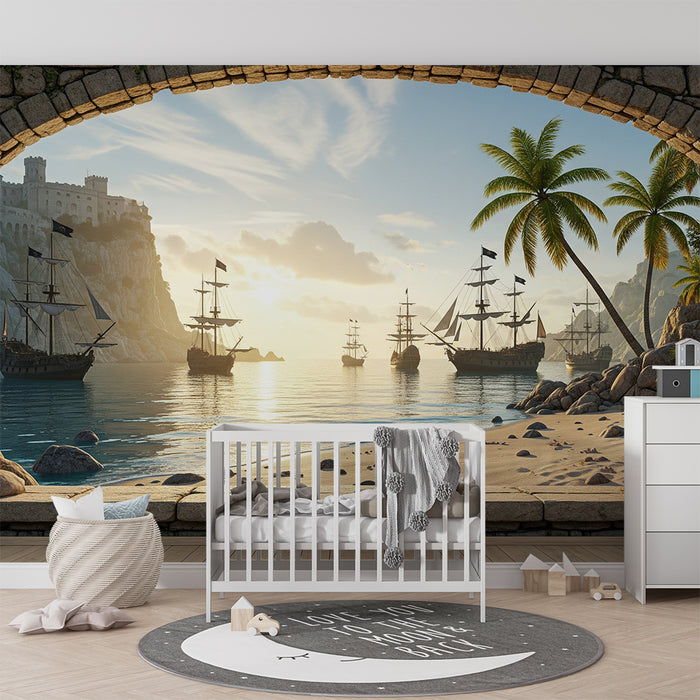 Børnetapet | Pirateventyr på en solrig strand