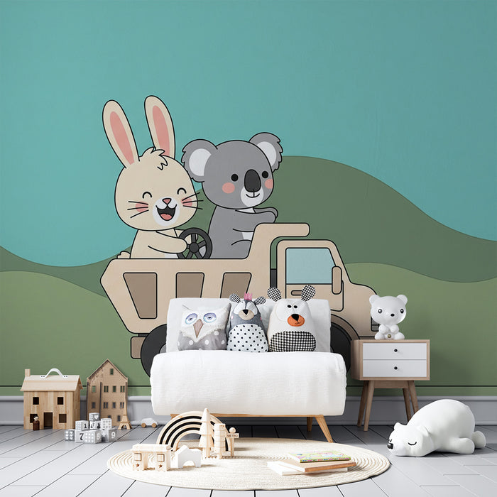 Barntapet | Äventyr i lastbil med en kanin och en koala