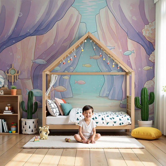 Tapety dla dzieci | Podwodne przygody z kolorowymi rybkami