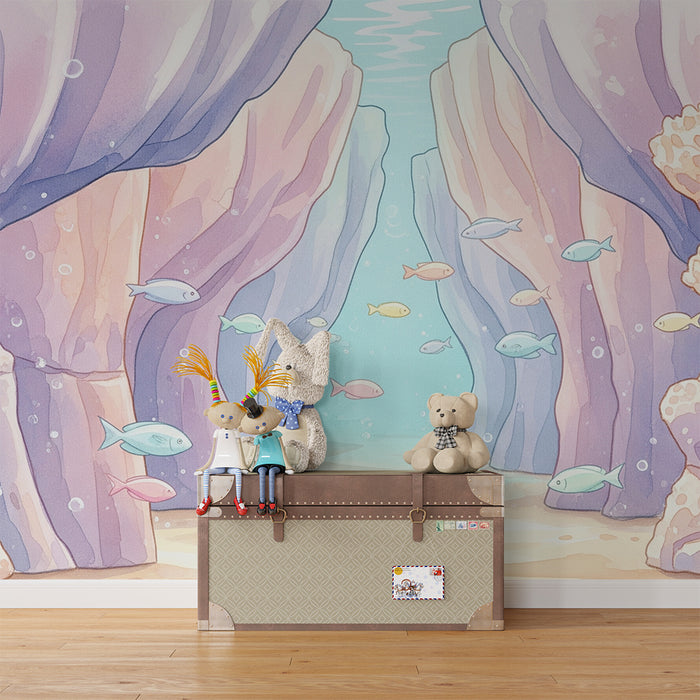 Tapety dla dzieci | Podwodne przygody z kolorowymi rybkami