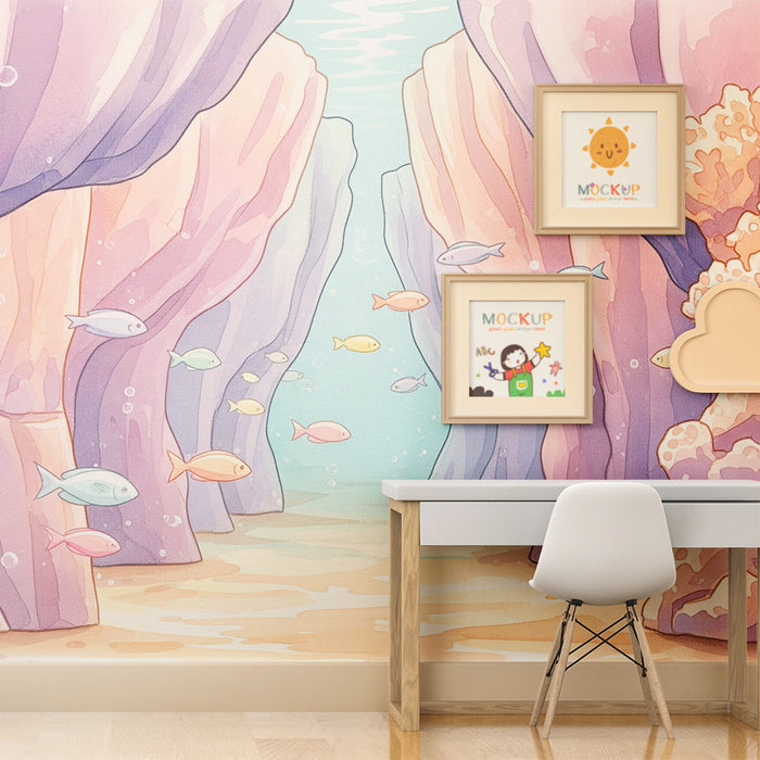 Tapety dla dzieci | Podwodne przygody z kolorowymi rybkami