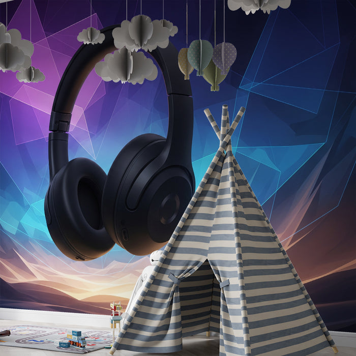 Papel pintado infantil | Auriculares inalámbricos con diseño moderno y elegante