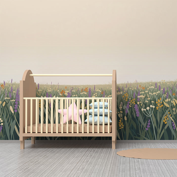 Barntapet | Färgglada och lugnande blomsterängar