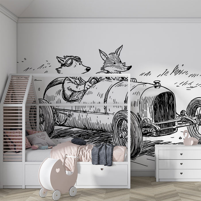 Barntapet | Glatt kurs med djur i bil