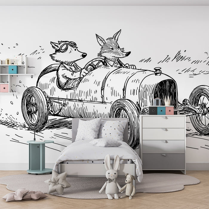 Barntapet | Glatt kurs med djur i bil