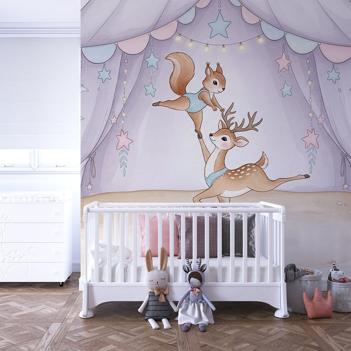 Gyerekszoba tapéta | Táncosok a sátor alatt