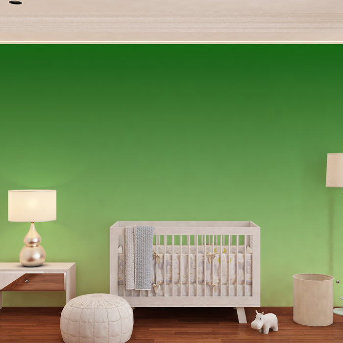 Kinderzimmer Tapete | Grüner Farbverlauf
