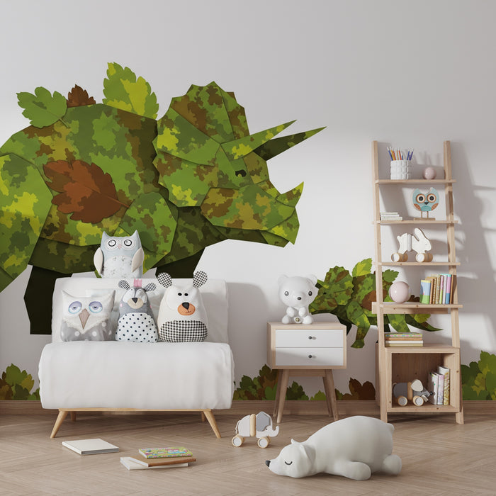 Kids room wallpaper | Varjatud dinosaurused ja loodus