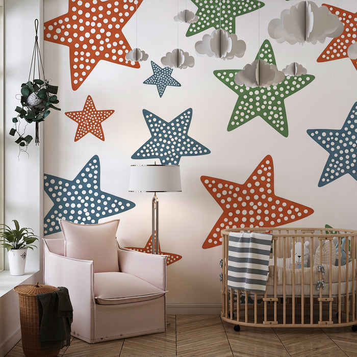 Tapety dla dzieci | Kolorowe i zabawne gwiazdy