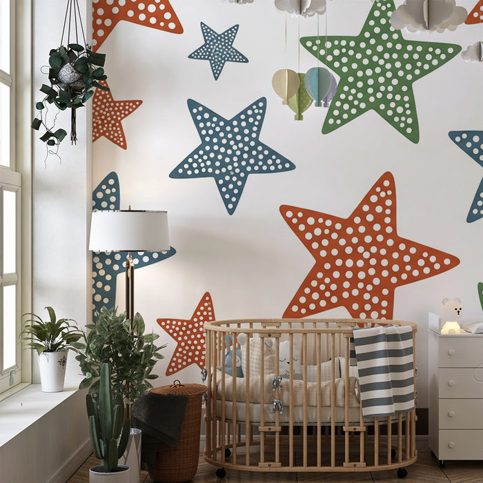 Tapety dla dzieci | Kolorowe i zabawne gwiazdy