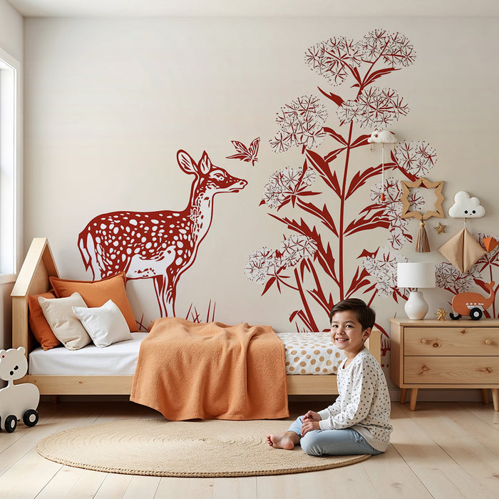 Barntapet | Delikat fauna och flora med en kid