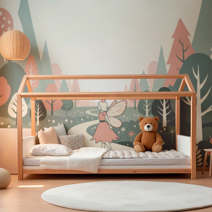 Fairy Tale Wallpaper for Kids | Enchanted Fairy in a Magical Landscape