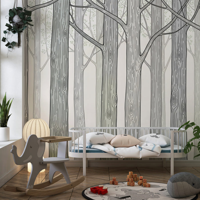 Dětská tapeta | Elegantní a uklidňující les