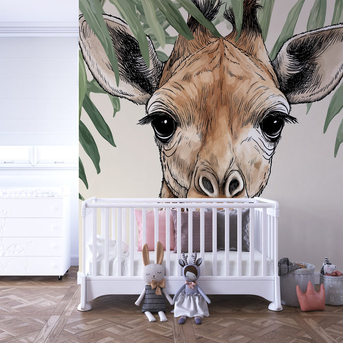 Kids room wallpaper | Kaelkirjak keset lehestikku