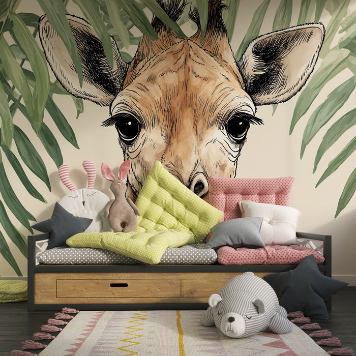 Kids room wallpaper | Kaelkirjak keset lehestikku